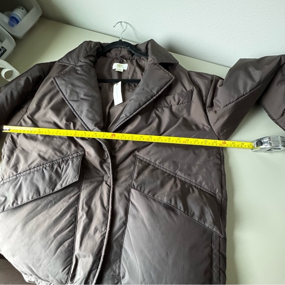 NWT Anthropologie Maeve Padded Cocoon Blazer Powder Cocoa Brown XS - Picture 15 of 16